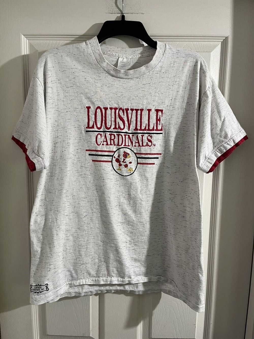 Vintage Louisville Cardinals Shirt Size L Single Stitch 90’s